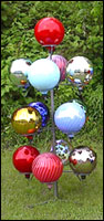Punxsutawney Glass Gazing Globe Display